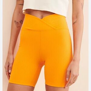 Year of Ours Cross band waist Rib Premium  Athletic Shorts! Size large